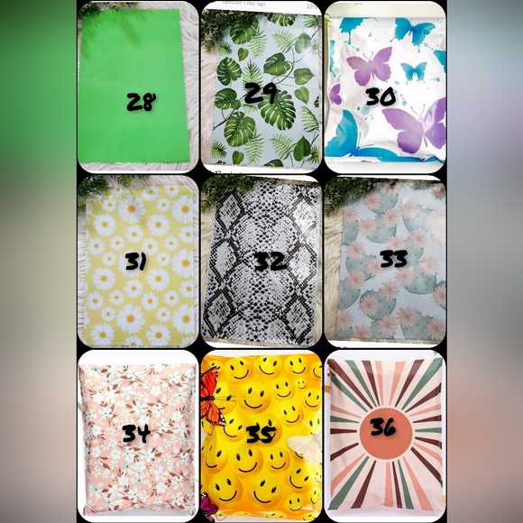 100 10X13 PICK YOUR OWN DESIGN POLY MAILER - Picture 5 of 6